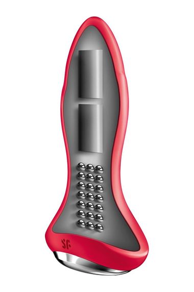 Анальна смарт-вібропробка із перлинним масажем Satisfyer Rotator Plug 1+ Red | Зображення 2
