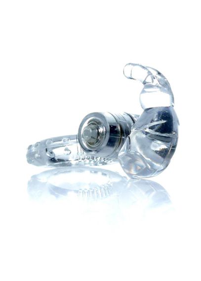 Эрекционное кольцо - Rabbit Vibro CockRing Clear Sex Aura | Зображення 3