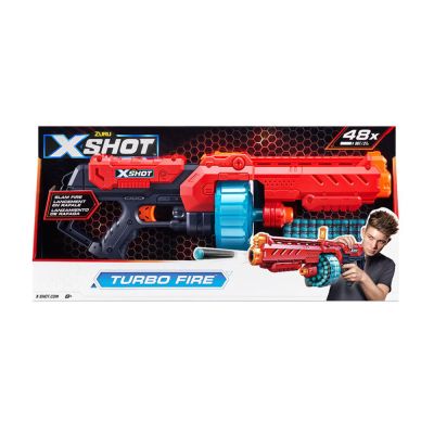 Игрушечное оружие Zuru X-Shot Red Быстрострельный бластер EXCEL Turbo Fire (48 патронов) (36270R) | Зображення 4