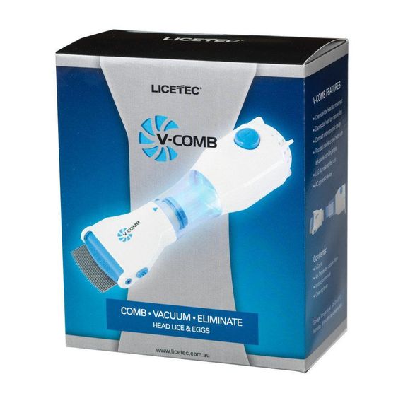 Расческа электрическая для удаления вшей и блох V-Comb Licetec (TM-38) | Зображення 5