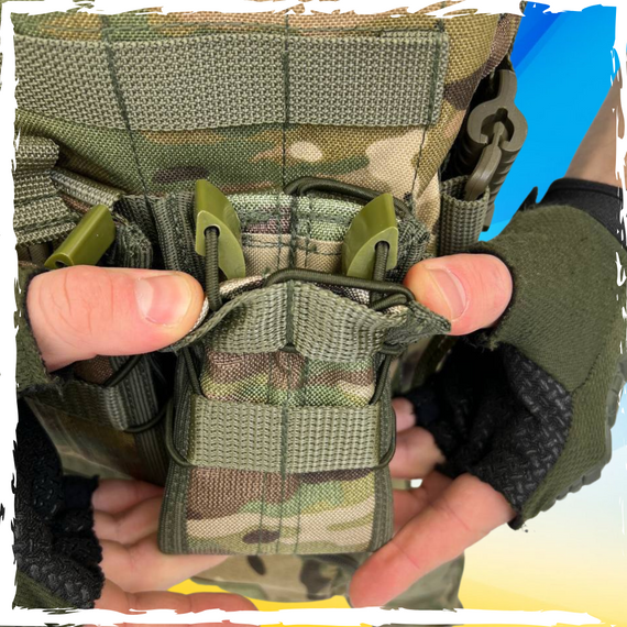 Плитоноска в сборе мультикам Expert. Броненоска. Плитоноска военная. Плитоноска для ВСУ | Зображення 3