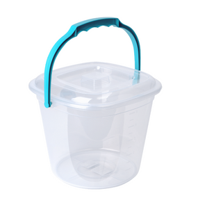 Відро "Smart" з кришкою 6л. (/пр./бірюз.)