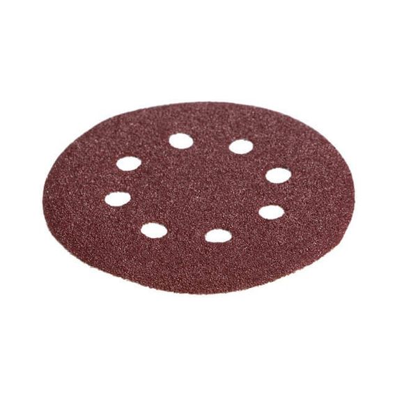 Круг наждаковий самоклейний 125 мм з отворами, папір класу С, К40, 5 од. INTERTOOL BT-0583 | Зображення 2