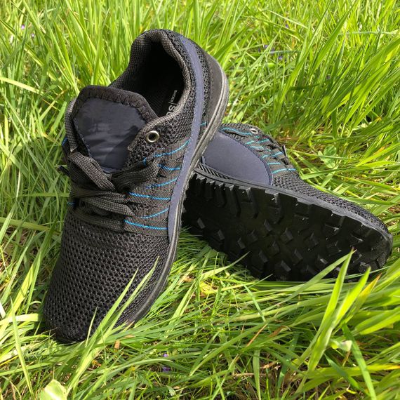 Спортивні кросівки чоловічі літні із сітки 40 розмір. Літні кросівки сітка. Модель 24112. Колір: чорний | Зображення 5