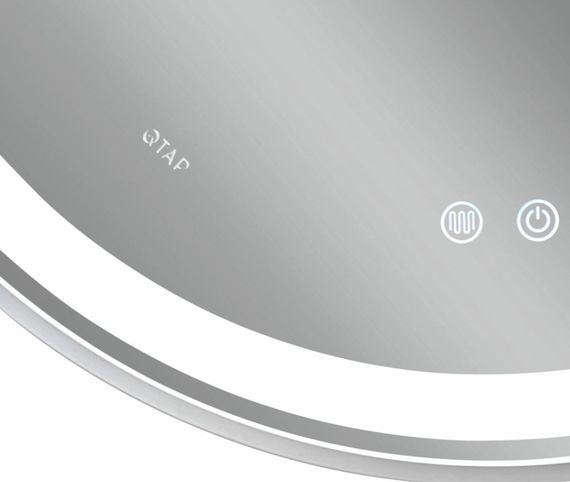 Дзеркало Qtap Gemini кругле з LED-підсвічуванням Touch QT2578R8071W | Зображення 3