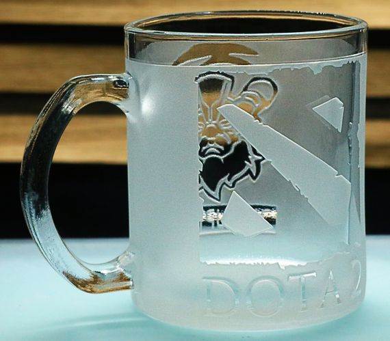 Чашка для чаю 320 мл Dota 2 з гравіюванням  Кружка з логотипом DOTA  чашка Disruptor  Подарунок геймеру | Зображення 1