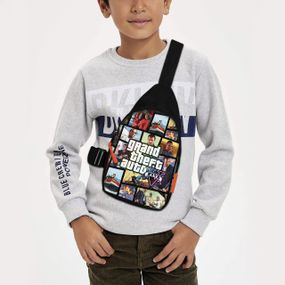 Сумка через плечо детская GTA / Grand Theft Auto 29х17 см сумка слинг для мальчика (02300)