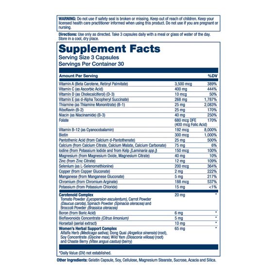 Women's Golden Multi-Vitamin  - 90 vcaps | Зображення 1