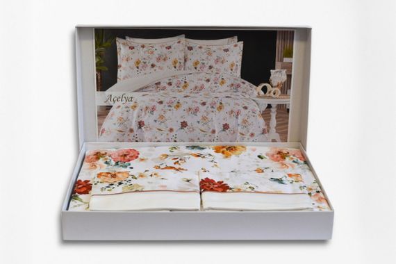 Постільна білизна Moss Digital Satin 200 x 220 см Acelya | Зображення 4