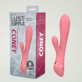 Вагінально-кліторальний вібратор кролик Chisa Lust Ripple Coney, рожевий Sex Aura