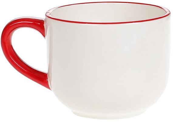 Кружка керамічна «Гостинні Олені» 500мл, низька | Зображення 1