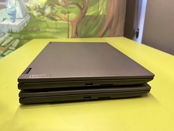 Мобильная рабочая станция Lenovo ThinkPad P16v Gen2 / 16" (1920x1200) IPS / Intel Core Ultra 7 155H (16 (22) ядер по 1.4 - 4.8 GHz) / 32 GB DDR5 / 1000 GB SSD / nVidia RTX 1000 Ada, 6 GB GDDR6, 96-bit / WebCam б/у | Зображення 4