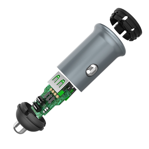 Автомобільний зарядний пристрій ColorWay CW-CHA036Q-GR 2USB 3,0A 36W QC сірий | Зображення 7