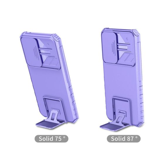 Чохол Kickstand із захистом камери для Samsung Galaxy A34 колір Фіолетовий | Зображення 1