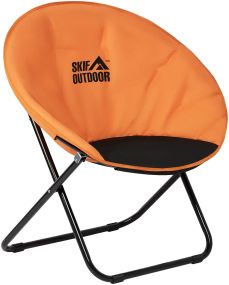 Стілець розкладний Skif Outdoor Shell Чорний/помаранчевий