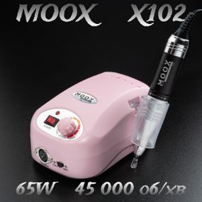 Розовый фрезер Moox X102 45тис. об/мин, 65W для маникюра и педикюра