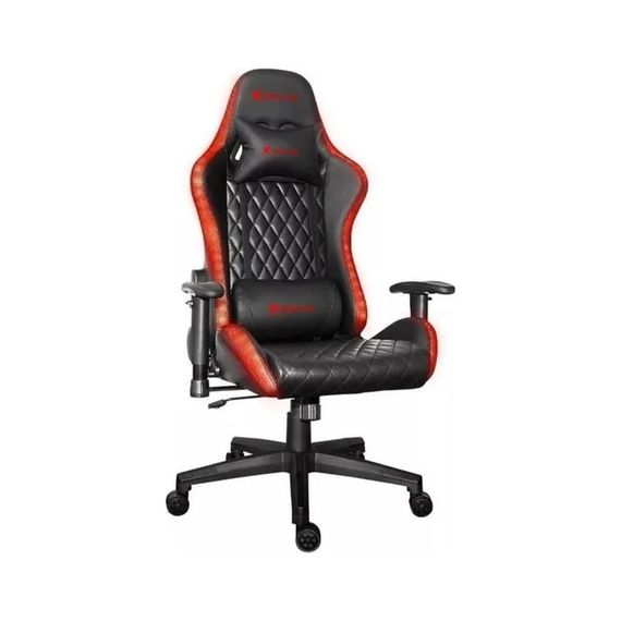 Крісло ігрове Xtrike ME Advanced Gaming Chair GC-907 RGB Black/Red (GC-907) | Зображення 1