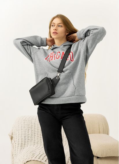 Жіноча сумка бананка Sambag HARVI чорна 24 × 16 × 6 см (88213001) | Зображення 5