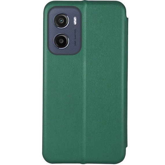 Кожаный чехол-книжка Classy для Motorola Moto G05 / E15 Зеленый | Зображення 1