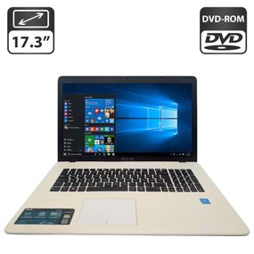 Ноутбук Asus F751N / 17.3" (1600x900) TN / Intel Pentium N4200 (2 (4) ядра по 1.1 - 2.5 GHz) / 8 GB DDR3 / 500 GB HDD / Intel HD Graphics 505 / WebCam / DVD-ROM б/в