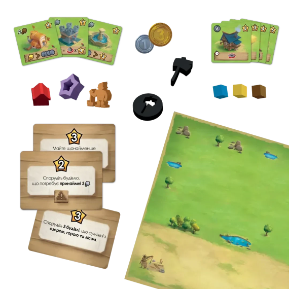 Настольная игра Маленький городок (Little Town) | Зображення 4