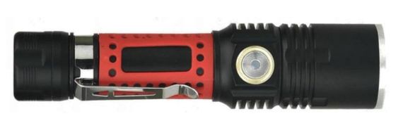 Фонарь ручной аккумуляторный RB-252 карманный фонарик мощный с зумом P50 Micro-USB 18650 Zoom | Зображення 1