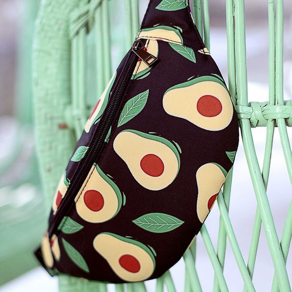 Сумка на пояс бананка Bumbag Авокадо 27x16 см (BB_20J003_BL) | Зображення 1