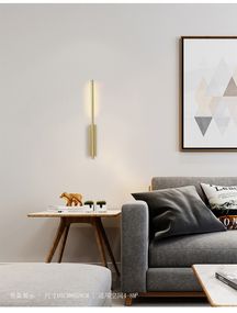 Бра LED 26359 Золото 100х6х6 см.