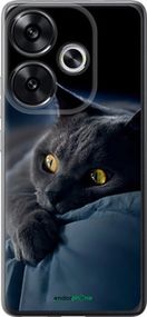 Чохол на Xiaomi Poco F6 Димчастий кіт "825u-3754-2448"