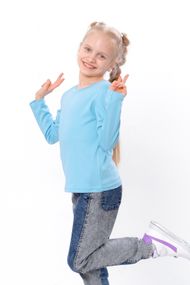 Джемпер для дівчинки Носи своє 104 Блакитний (p-6677-159094)