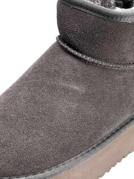 Уггі UGG Classic Ultra Mini Platform Grey Fur | Зображення 5