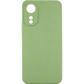 Чохол TPU GETMAN Liquid Silk Full Camera для Oppo A78 4G Зелений / Pistachio