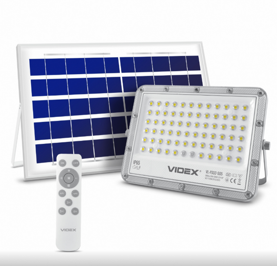 LED Прожектор 50W 5000К 1000Lm 3,2V автономний Videx | Зображення 3