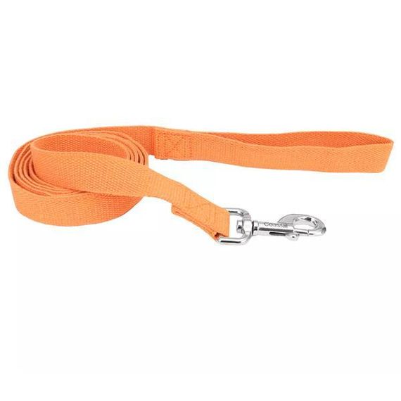Coastal New Earth Soy Dog Leash костал соевий екоПовідець для собак Помаранчевий | 2,5см х 1,83 м