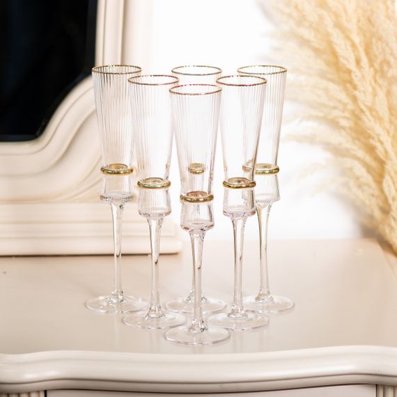 Бокалы для шампанского, 200 мл, набор из 6 штук HP-16-8 | Зображення 2