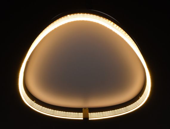 Люстра світлодіодна стельова LED світильник для квартири на стелю лед 27890 Білий 8х48х48 см. | Зображення 6