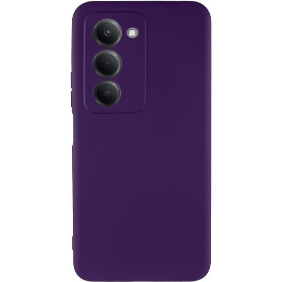 Чохол TPU GETMAN Liquid Silk Full Camera для Xiaomi Redmi 15 (EU) Фіолетовий / Purple | Зображення 1