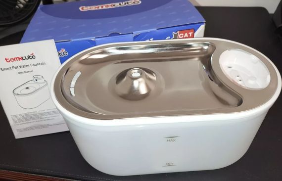 Розумний фонтанчик із датчиком для хатніх тварин на акумуляторах 🔥Tomxcute, 3,0 л🔥 | Зображення 3