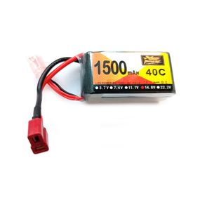 Акумулятор ZOP Power 14.8v 1500 mAh Li-Po 4s 40C конектор T plug