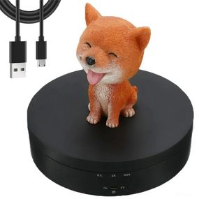 Поворотный стол для предметной фотосъемки (13,8см), от USB, MAG-733 / Платформа для демонстрации товара