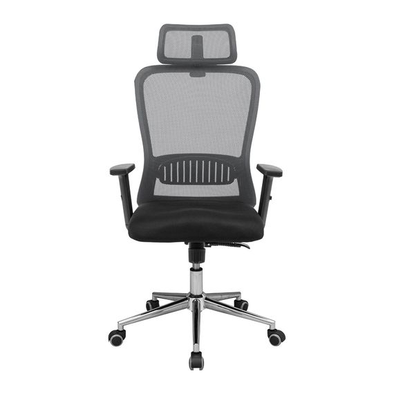 Крісло Експерт Хром M-2 (Anyfix) Сітка сіра | Зображення 1
