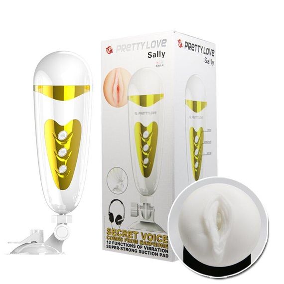 Мастурбатор вагина с вибрацией Pretty Love "Sally" BM-00900T50 sexstyle | Зображення 1