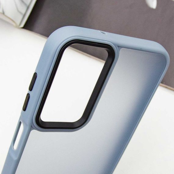 Чехол TPU+PC Lyon Frosted для Samsung Galaxy A16 4G/5G / A26 5G Sierra Blue | Зображення 3