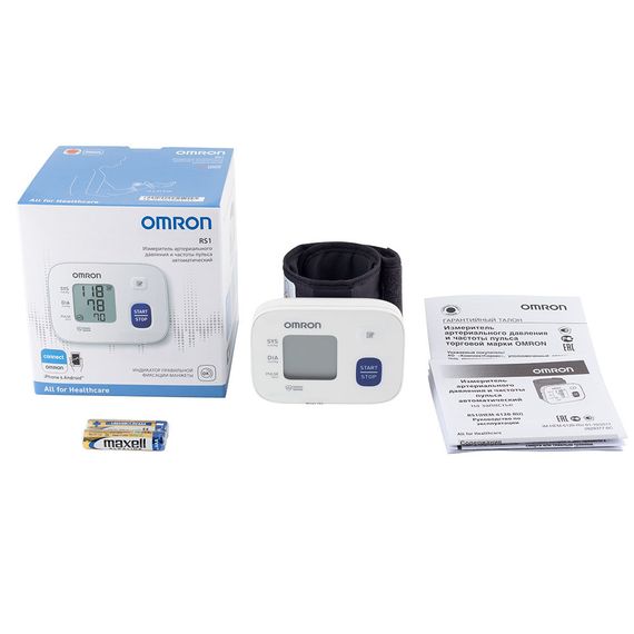 Тонометр Omron RS1 (HEM-6160-E) автоматический на запястье гарантия 5 лет | Зображення 2