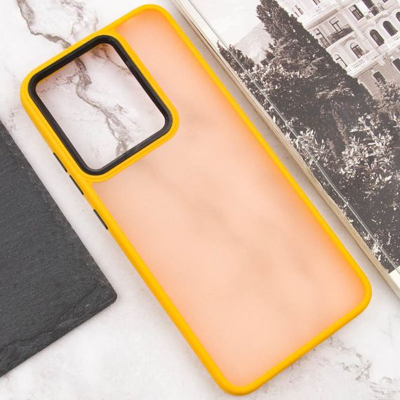 Чохол TPU+PC Lyon Frosted для Xiaomi Redmi 13C / Poco C65 Orange | Зображення 3