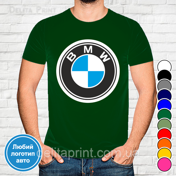 Футболка з принтом авто "БМВ/BMW" | Зображення 1