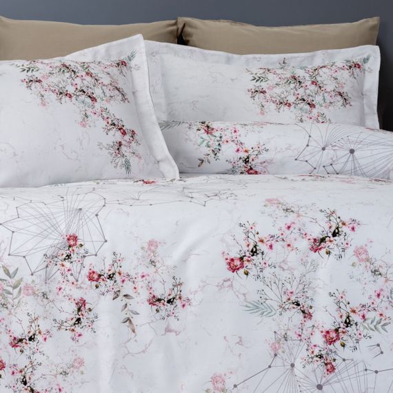 Комплект постільної білизни Prima Casa Digital Satin 200 х 220 см.  Marbella | Зображення 1