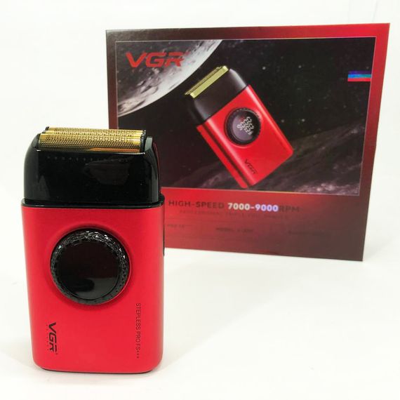 Акумуляторна машинка для стрижки, Компактна електробритва чоловіча, Вологостійка електрична бритва FH-37 | Зображення 4