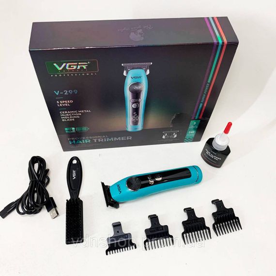 Багатофункціональний тример для стрижки волосся і тіла VGR, Тример з регульованою довжиною DG-21 | Зображення 7