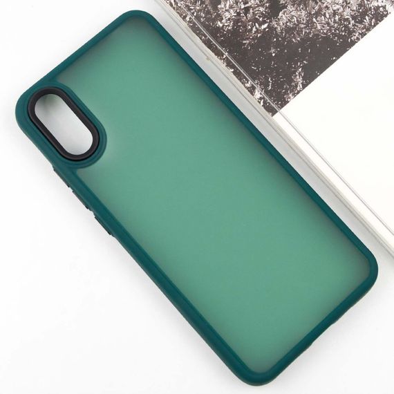 Чехол TPU+PC Lyon Frosted для Xiaomi Redmi 9A Green | Зображення 1